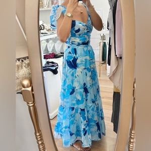 Abercrombie & Fitch Blue Flowy skirt maxi size XXSP XXS Petite NWT SOLD OUT